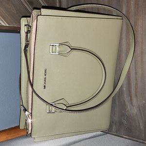 Michael Kors Hope Large Satchel, Saffiano leather